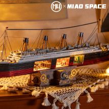 MU Titan Kreuzfahrtschiff Modell 3D-Metallpuzzle, DIY-Puzzlespielzeug, Desktop-Bürodekoration, stressabbauendes Geschenk für Freundin