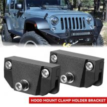 Auto Haube Montage Arbeit Bar Licht Universal Einstellbare Led Auto Lichter Halterung Halter Led Halterung Klemme für Off Road Lkw SUV