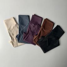 Herbst Winter Samt Warme Hohe Taille Hüfte Heben Sport Hosen Hohe Elastizität Schnell Trocknend Fitness Hose Leggings Externe Tragen