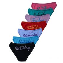 Frauen Baumwolle Höschen Mädchen Unterwäsche Set jeden Wochentage sexy Damen Bikini Schlüpfer Slips Dessous für Frauen M-XXL 7 Stück/Los