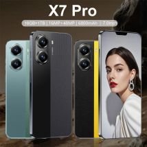 Brand New X7 Pro Smartphone 7.0HD Cellulari originali 4G 5G Dual Sim Telefoni cellulari 6800mAh Android 13 Versione globale Telefono cellulare