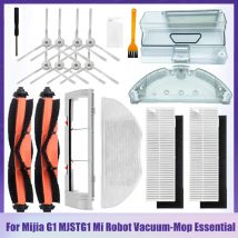 Do odkurzacza Xiaomi Mijia G1 MJSTG1 Mi Robot Vacuum Mop Essential Osłona szczotki bocznej / głównej Filtr Hepa Części ściereczki do mopa