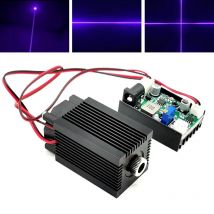 405 nm 50/100/150/200/400 mW violetter/blauer Punkt/Linien-/Kreuzlaser 12 V-Treiber TTL-Modulation