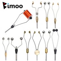 Bimoo Legierung/Bi-Keramik Spitze Fliegenbinden Spulenhalter Trocken Nass Nymphen Angeln Fliegenköder Herstellungswerkzeug Standard- und Kleinfadenspule