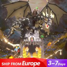 2363PCS Creativo Esperto MOC Drago Cache Criptico Building Blocks Gioco DnD Drago Modello di Mattoni FAI DA TE Puzzle Giocattoli per I Bambini Regalo