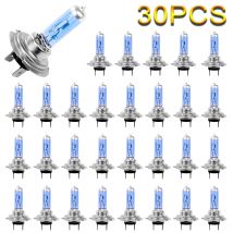 30/1PCS 100W 6000K H7 LED Headlight Super Brigh Daytime Running Lamp Light  Xenon White HALOGEN Car Fog Light Bulbs