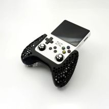 Impugnatura stampata in 3D per console R36S Impugnatura ergonomica fai-da-te Accessori R36 S Design a nido d'ape cavo Controller più confortevole