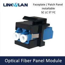Linkwylan Fiber Optic LC Duplex SC Simplex Keystone Adapter Modularer Koppler Singlemode OS2 Multimode OM3