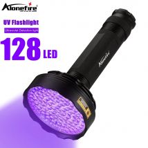 128LED 395nm UV Taschenlampe High Power Uv Taschenlampe Geld Erz Haustier Flecken Unsichtbare tinte Skorpion Marker Fluoreszierende licht