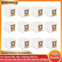 Sacchetto per la polvere Per Dreame S10 Pro/L10s Ultra/L20 Ultra/L30 Ultra/L20 Pro/S20 Pro Per Xiaomi X10+/X20+/M30S/M40/5 Pro Robot Aspirapolvere Parte