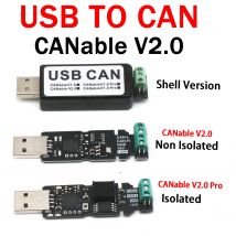 CANable V2.0 USB zu CAN Bus Protokoll Analyse Konverter Transceiver USBCAN Adapter Candlelight CAN-FD SLCAN Firmware Cangaroo