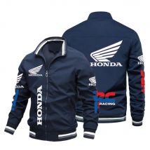 Honda Moto 2025 Nuova giacca da motociclista modello bomber giacca da baseball da uomo
