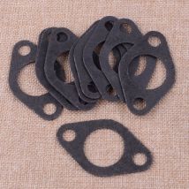 LETAOSK Interor Black 10Pcs Exhaust Muffler Gasket Fit For Honda GX390 GX340 188F 11HP-13HP Engine Motor Generator Water Pump