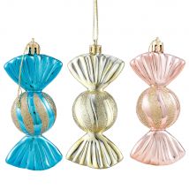 3Pcs/Set Christmas Ice Cream Candy Pendant Cute Merry Christmas Hanging Ornaments Xmas Tree Home Party Decorations Noel Navidad