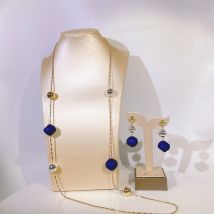 YULAILI 2026 Neuheiten Frau Lange Kette Schmuck-Set Für Frauen Mode Luxus Gold Überzogene Damen Ohrring Halskette Hohe Qualität