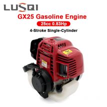 LUSQI GX25 motor a gas de 4 tiempos motor de gasolina de un solo cilindro apto para desbrozadora bomba de agua 25cc 0.83Hp