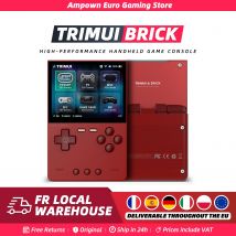 TRIMUI BRICK Handheld-Spielekonsole 3,2'' IPS-Bildschirm Linux System Trimui UI Metall-Rückwand-Taste LED-Beleuchtung Kostenlose Tastenkappe Geschenke