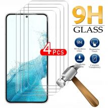 4 szt. Szkło hartowane do Samsung Galaxy S24 S22 S21 S20 FE Plus 5G folia ochronna na ekran Sansung S22 + folia ochronna