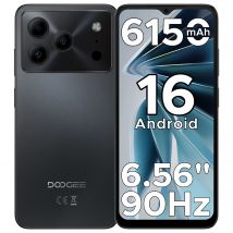 DOOGEE Note 56 Smartphone Android 16 6.56'' HD+ Screen 6150mAh Battery 24GB (3GB+21GB) RAM 64GB ROM UNISOC SC9863A Mobile Phone