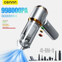 CENRR 998000 PA Potente mini aspirapolvere portatile senza fili per auto, per elettrodomestici, ventilatore portatile, pulitore per auto
