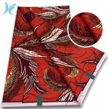 Neuester Grand Super African Glitter Glam Wax Stoff 100 % Baumwolle Ankara Wax Stoff Weicher echter afrikanischer Glitzer Goldener Stoff 6 Yards