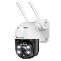 Ctronics 4X Zoom ottico telecamera di sorveglianza WiFi telecamera IP per visione notturna esterna Panorama PTZ 360 rilevamento umano rilevamento automatico