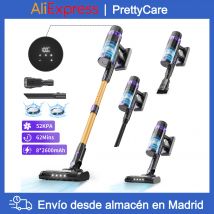 Odkurzacz bezprzewodowy PrettyCare V900, moc ssania 530W, 52000PA, 62 minuty pracy, wyjmowany akumulator, odkurzacz ręczny.
