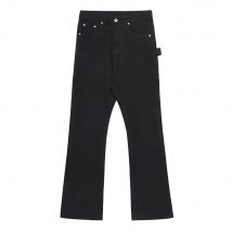 Europäische und amerikanische Mode für Herren, High-Street-Mikro-Flared-Jeans, lockere und lässige, einfarbige, lange Hose mit weitem Bein.