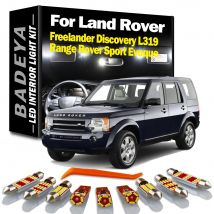For Land Rover Freelander Discovery L319 Range Rover Sport Evoque P38 L322 L320 LR2 LR3 LR4 1 2 3 4 LED Interior Map Light Kit