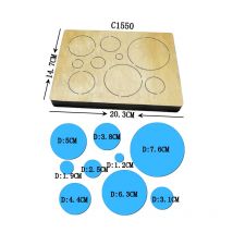 Round Wooden Card Cutting Dies, Scrapbooking, C-1550, New
