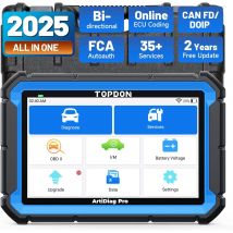 TOPDON ArtiDiag Pro OBD2 Scanner Diagnostic Tool, ECU Coding, Bidirectional Scan Tool with 35+ Services, V.A.G Guided, FCA SGW/R