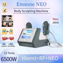 200hz Emsone NEO 15 Tesla 6500W EMS Muscle Stimulation Body Sculpting HIEMT RF Weight Lose Electromagnetic Slimming Machine