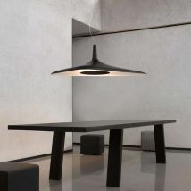 Włoski nieregularny żyrandol czarno-biała wisząca światła postmodernistyczna lampa minimalistyczna restauracja oświetlenie Led w stylu Nordic Bar