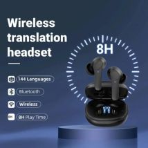 144 Sprachen gleichzeitiger Sprachübersetzungskopfhörer Echtzeit-Bluetooth-Ohrhörer Übersetzer Business Interpretation Musik-Kopfhörer