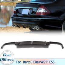 Auto-Heckstoßstangen-Diffusor-Lippenspoiler für Mercedes Benz E-Klasse W211 E55 AMG Limousine