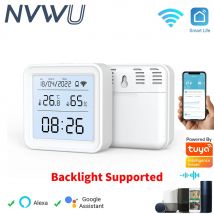 Czujnik temperatury i wilgotności Zigbee lub WiFi Tuya Smart Home Termometr Aplikacja SmartLife Współpracuje z Alexa i Asystentem Google