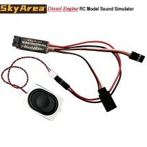 Simulazione del modulo audio del motore diesel RC Altoparlante da 2 W per modello di escavatori per camion container di veicoli da costruzione telecomandati