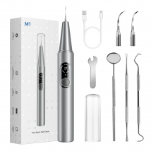 Visual Ultrasonic Dental Cleaner with Five Modes LED Screen Electric Dental Plaque Tartar Remover Oral Care