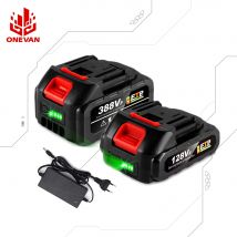 Batteria più grande con caricabatterie di ricambio ricaricabile agli ioni di litio per batteria Makita 21V 18V Pin BL1850 BL1830 BL1860