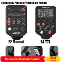 AODELAN E4 E2 Wireless Flash Trigger Air Remote Sync Control For Profoto A1 A1X B1X B2 B10 D1 Pro-10; Replaces Profoto Air TTL