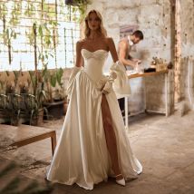 Eightree 2026 Prinzessin A-Linie Brautkleider Schatz Seitenschlitz Schal Brautkleid Elegante Hochzeit Ball Ballkleider Maßgeschneidert