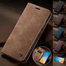 Leder-Flip-Cover für Huawei P60 Art P50 P40 P30 P20 Pro Lite P Smart Wallet Case Nova 7i 6 SE 4e Honor 80 Pro X40 Mate 30 Pro