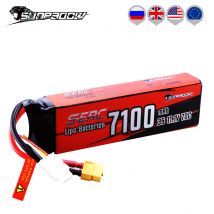 SUNPADOW 3S Lipo Batteria 7100mAh 11.1V 70C Soft Pack Ricaricabile con XT60 per Veicoli RC Auto Aereo DJI Drone Camion Buggy