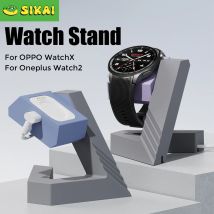 Supporto per caricabatterie per orologio intelligente SIKAI per OPPO WatchX/Oneplus Watch 2/2R Supporto per stazione di ricarica dock con cavo di ricarica OPPO WatchX