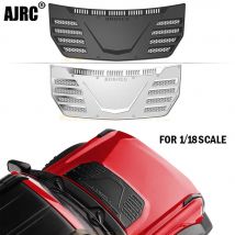 Haubendekoration F-Stil Edelstahl Simulation Auto Shell Metall Schutzfolie G179fs für 1/18 Traxxas Trx-4m Bronco Trx4m