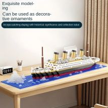 Zabawka do montażu klocków konstrukcyjnych Titanic gigantyczny chłopiec dziewczynka puzzle model statku wycieczkowego