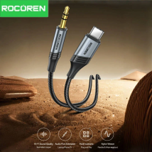 Rocoren Typ C auf 3,5 mm AUX-Audiokabel Stecker auf Stecker Hi-Fi-Sound 3,5 mm Klinke Kopfhörer-Adapter für Handys Laptop Tablet Car Audio