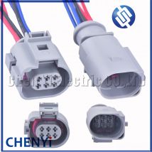 6-poliger AGR-Ventil-Anschlussstecker mit 15 cm 18 AWG Kabelbaum 1J0 973 713 G 1J 0973713 G 42121200   CHG 0973813 B 4G0 i73 813B