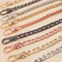 Borse in metallo da 100/120 cm Catena Parti di ricambio Accessori per borse a tracolla da donna a mano Cinghie staccabili fatte a mano fai-da-te