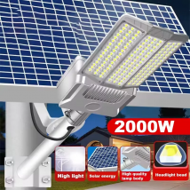 Potężna lampa słoneczna z panami słonecznymi Zewnętrzna wodoodporna lampa uliczna na energię słoneczną IP65 Lampa ogrodowa Kinkiet parkingowy Solar Flood Light